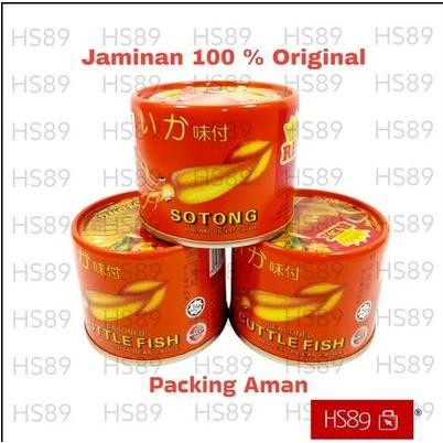 

Sotong Kaleng - Cumi Kaleng - Cuttle Fish 170gr - Sotong Rex