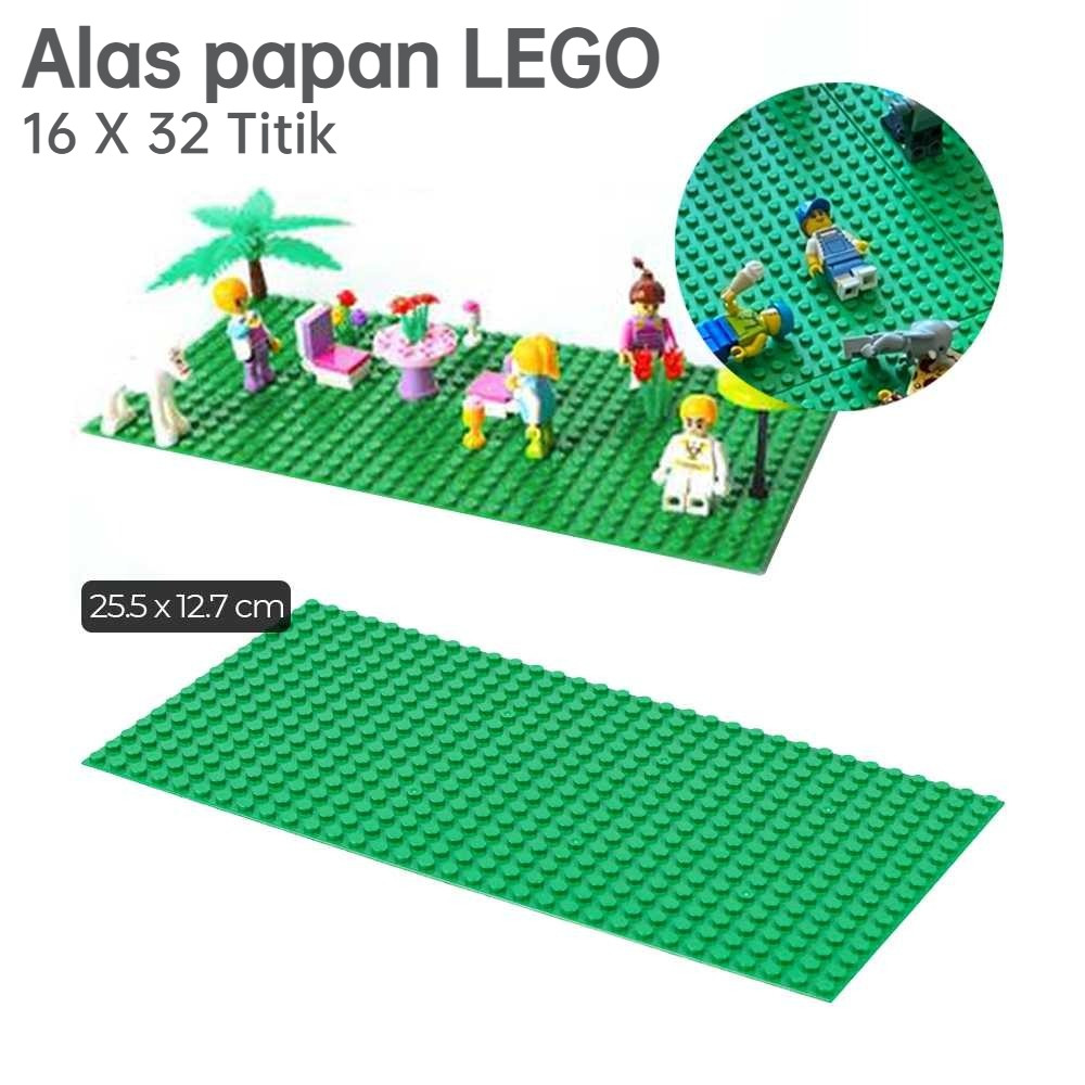 Alas Papan LEGO Bricks Base Plate 16x32 Titik Papan Block Alas Tatakan Ukuran Dots Standar  - OR