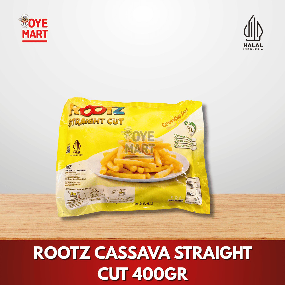 

ROOTZ FROZEN STRAIGHT CUT/CASSAVA SINGKONG STIK FROZEN
