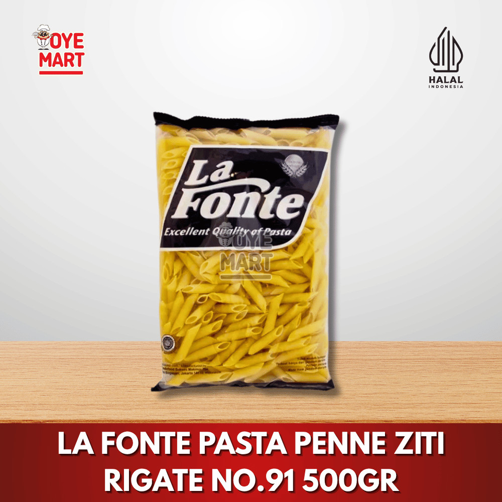 

LA FONTE PASTA PENNE ZITI RIGATE NO.91 500GR / PASTA
