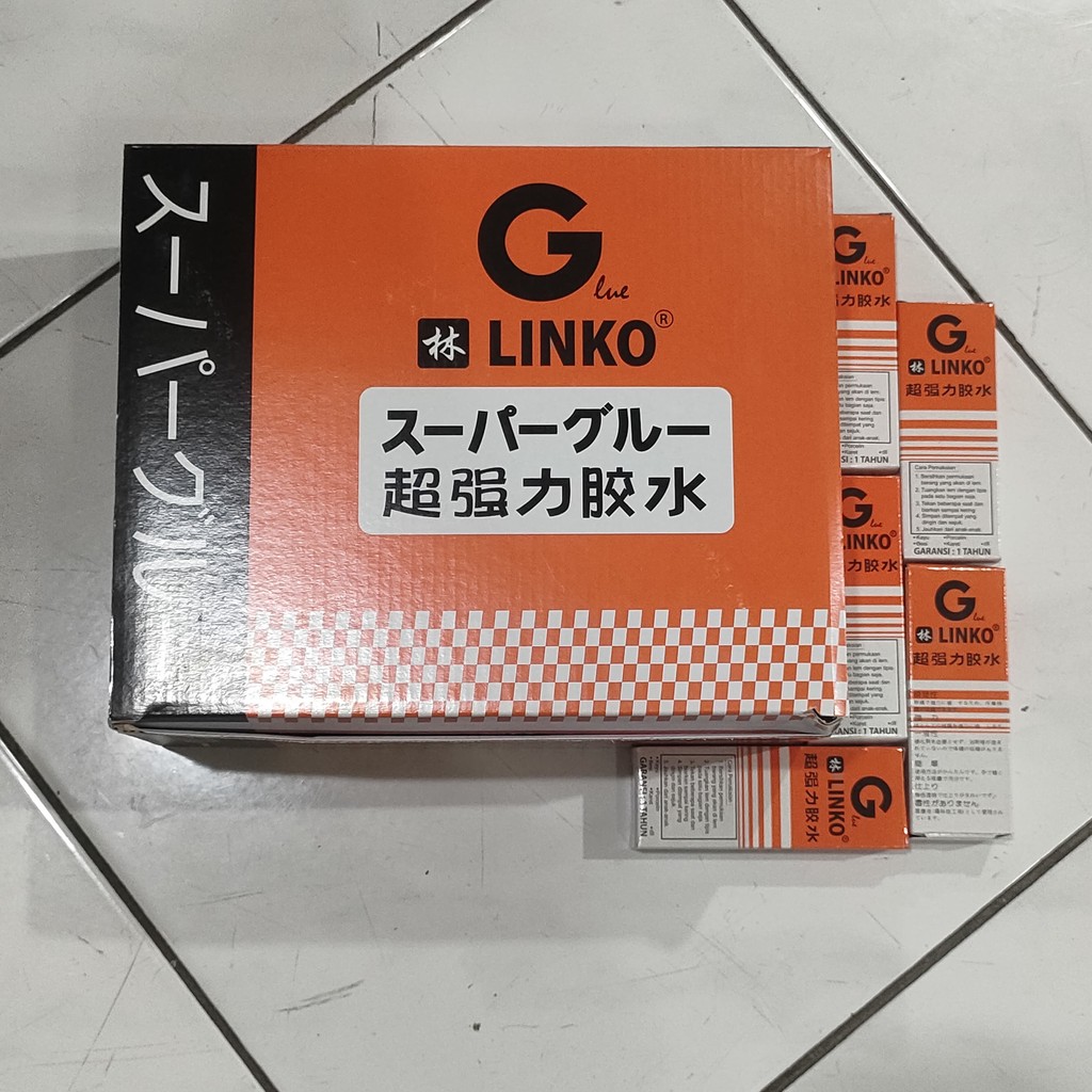 

(50 pcs / 1 box) Lem Cair Serbaguna G Linko┃KendiKNZSDA