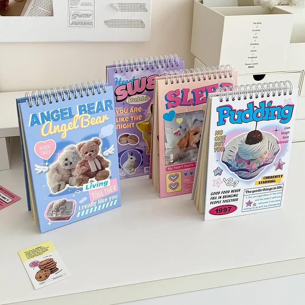 

Hard Cover Notepads Retro Daily Weekly Planner Notebook To Do list Notepad Paperlaria School Stationery