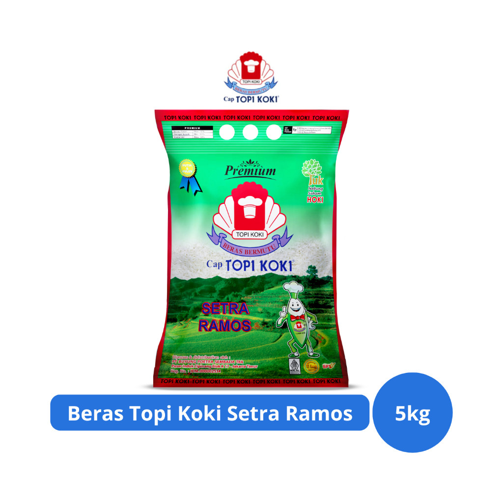 

Beras Topi Koki Setra Ramos 5kg