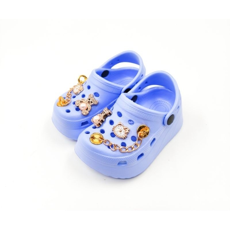 ORI - SANDAL BAIM ALIBABA BC 056B SELOP ANAK WANITA / SANDAL SLIPON ALIBABA MOTIF BEAR