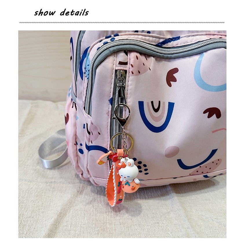 Tas Ransel Wanita Fashion Free Gantungan 8452A kekinian