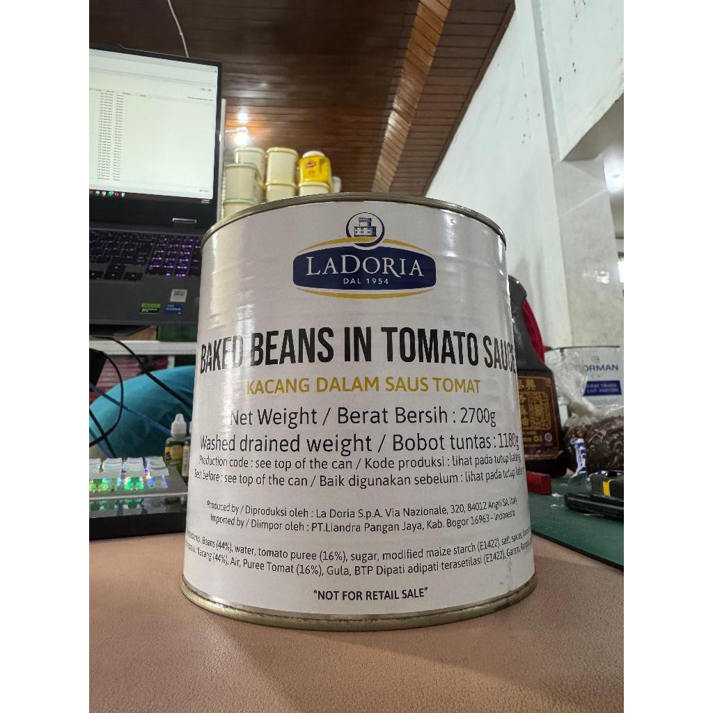 

Baked Beans La Doria / Kacang Tomat dalam Kaleng La Doria