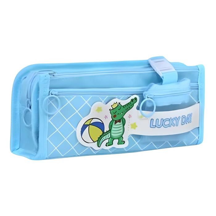 

[Promo] OPIOBAGS PENCASE KOREAN / PENSIL CASE LUCKY GIRLS / TEMPAT PENSIL SIMPEL / TEMPAT PENYIMPANAN PENSIL / DCW 80 - BLUE