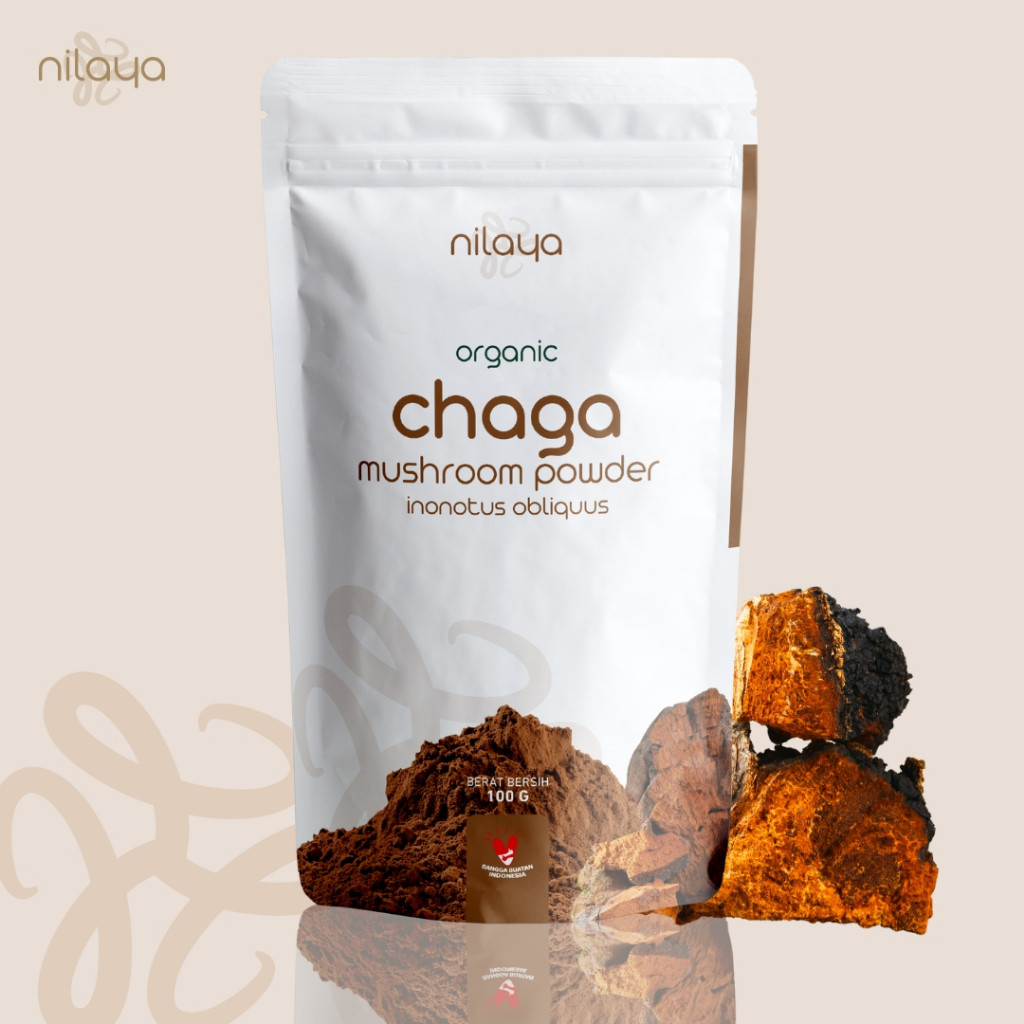 

Chaga Mushroom Powder 100 grams - Immune System & Heart Health, Anti-inflammatory - Pure & Organically made from Fruiting Body