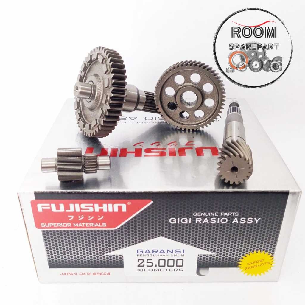 Gear Rasio Set BEAT ESP 2016-2017 / VARIO 110 FI (K81/K46) Gigi Rasio Set Merk Fujishin