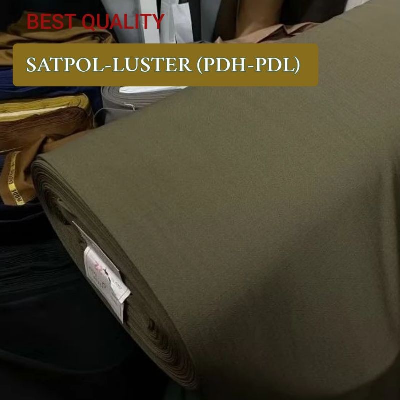 SATPOL-PP Kain apecial luster kotak pol pp pdh/pdl premium