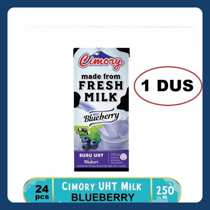 

Susu CIMORY BLUEBERRY 250 ml - (HARGA 1 DUS ISI 24 pcs)