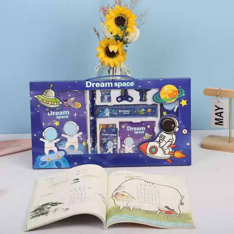 

[ FIRN ] - ORIGINAL !!! Alat Tulis Set 8 in 1 Komplit Karakter Kartun Rf7