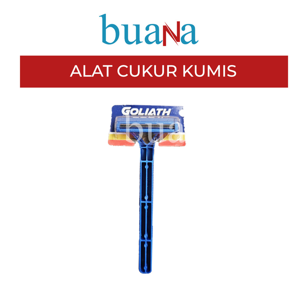Goliath Pisau Cukur 2 Mata / Pisau Cukur Kumis / Cukur Jenggot Pria