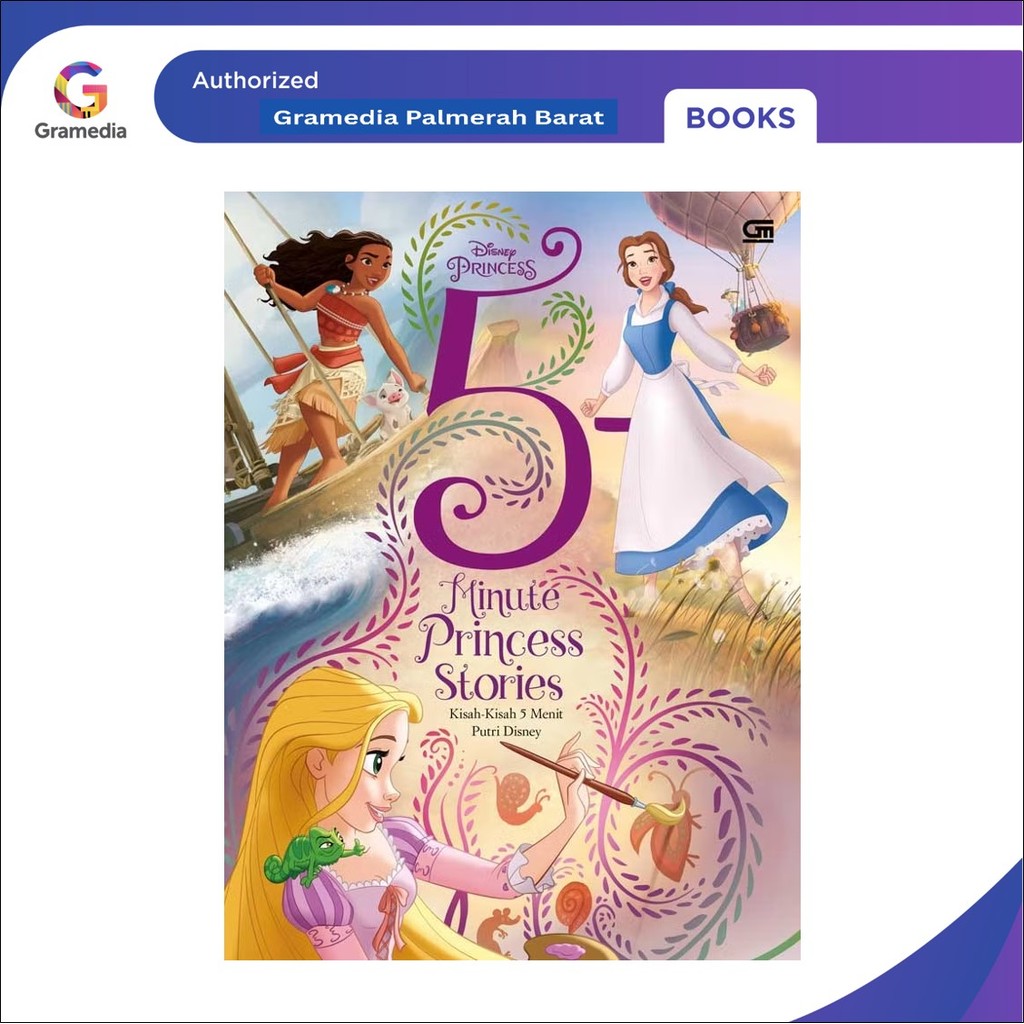 5-Minute Princess Stories (Kisah-kisah 5 Menit Putri Disney)