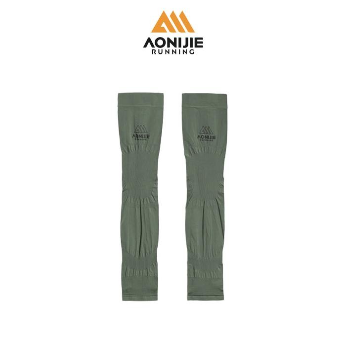Aonijie E4122 Arm Sleeve - Manset Kaos Tangan Lari Sepeda Outdoor - GREEN