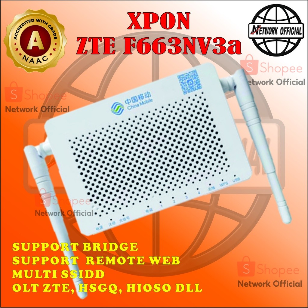 XPON ZTE F663NV3A SUPPORT OMCI
