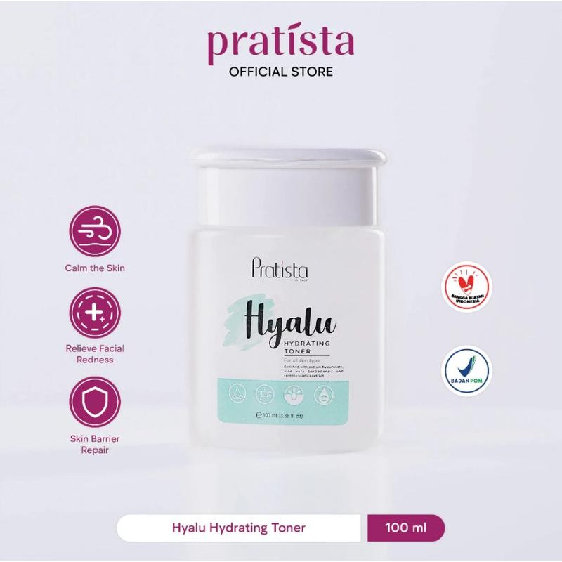 

Hyalu Hydrating Toner Pratista 100% Original High Quality | Menghidrasi & Menyegarkan Kulit Wajah