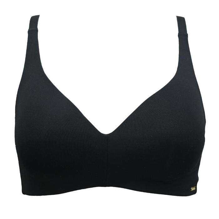 NEW Wacoal Nude IB 5075R2 - Full Cup - Tanpa Kawat - Mold - HITAM(BL1), B75