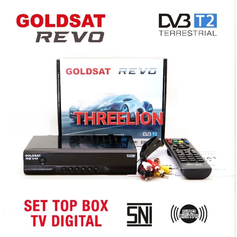Set Top Box TV Digital GOLDSAT REVO DVB T2 STB