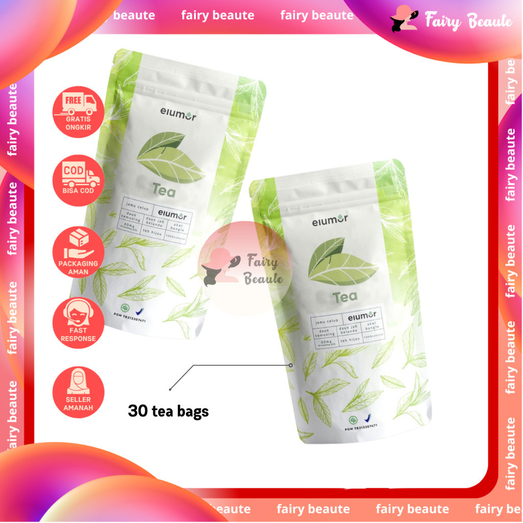 

Elumor Slimming Tea I Teh Pelangsing Herbal Alami detox