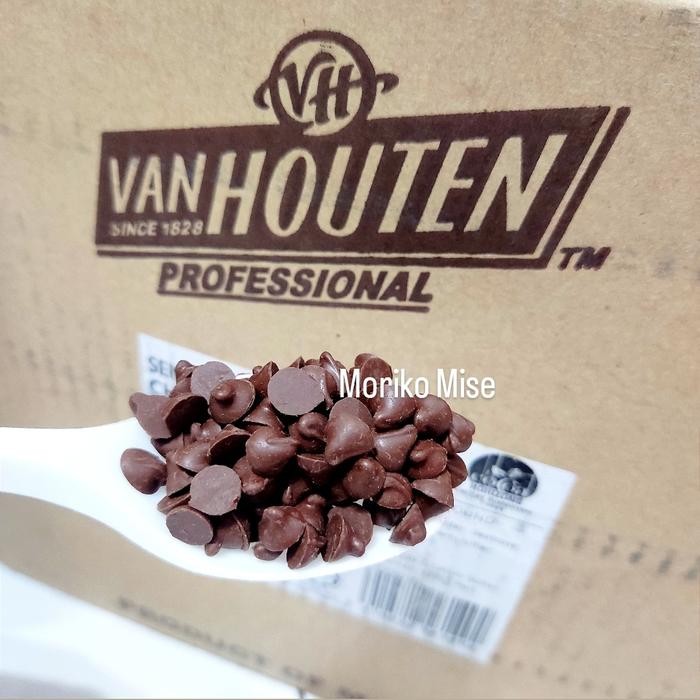 

VAN HOUTEN chocolate chips semi sweet baking CHOCO chip - 100 gr [terlaris]