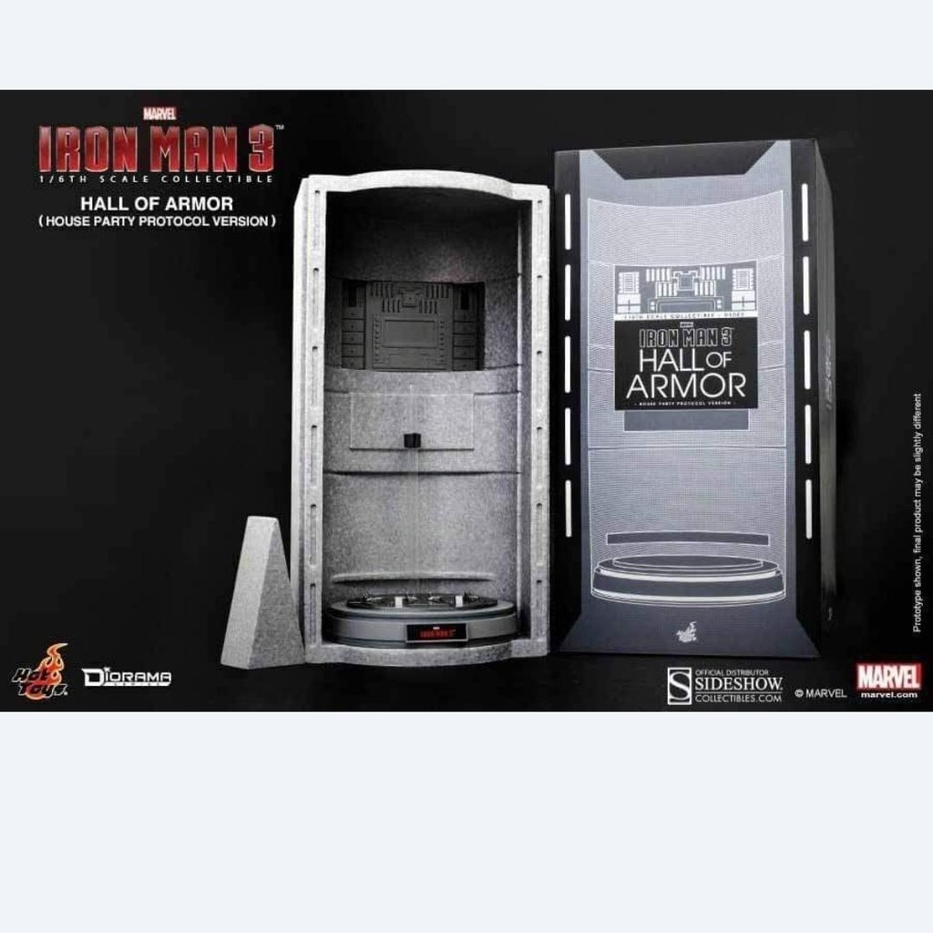 ds002 hall of armor ironman3 hottoys diorama