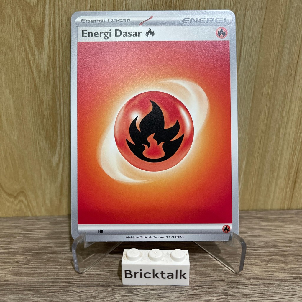 Kartu Pokemon TCG Energi Dasar Fir Api