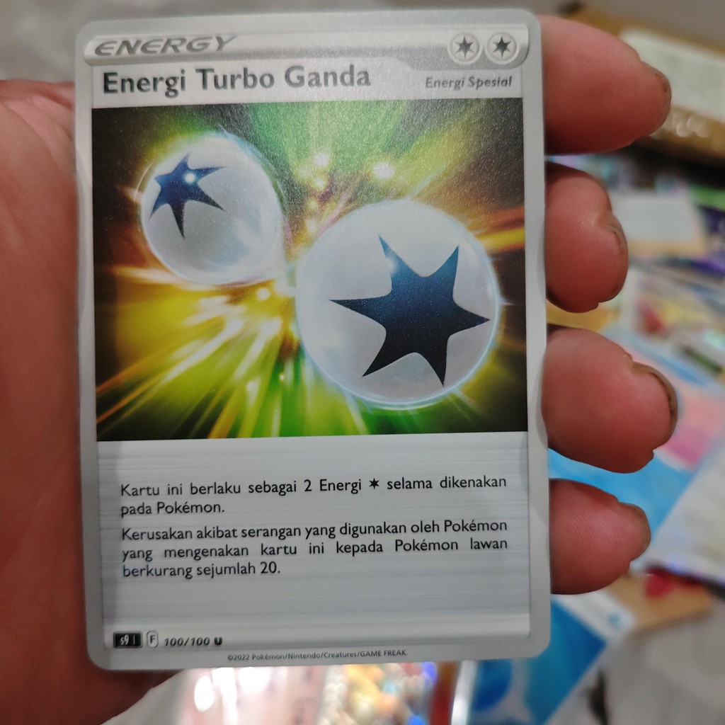 energi turbo ganda s9 100/100 tcg pokemon
