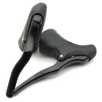 Handle Rem Sepeda Balap Roadbike Gravel Alloy non Brifter - Hitam