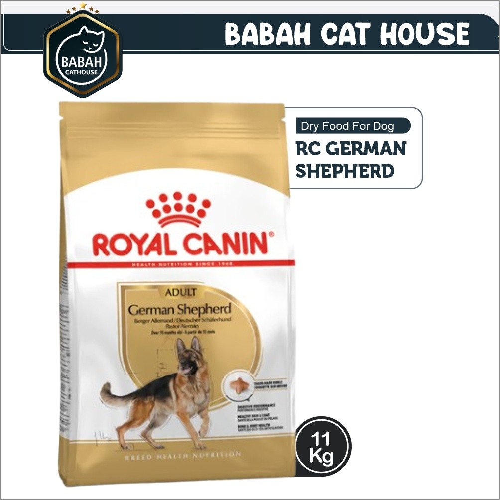 11kg ROYAL CANIN GERMAN SEPHERED ADULT dog food herder rc makanan anak anjing besar large breed maxi