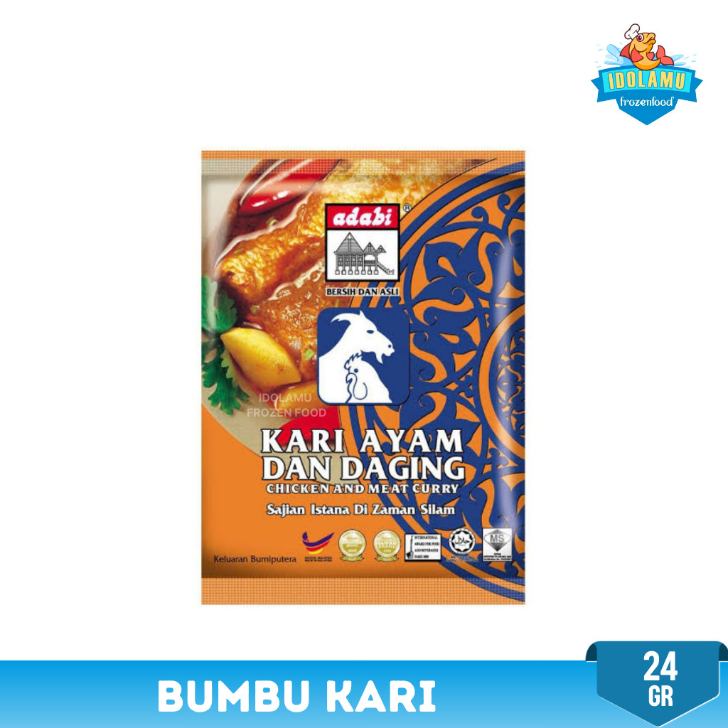 

Bumbu Masak Kari Adabi Bumbu Kari Ayam & Daging 24 Gr