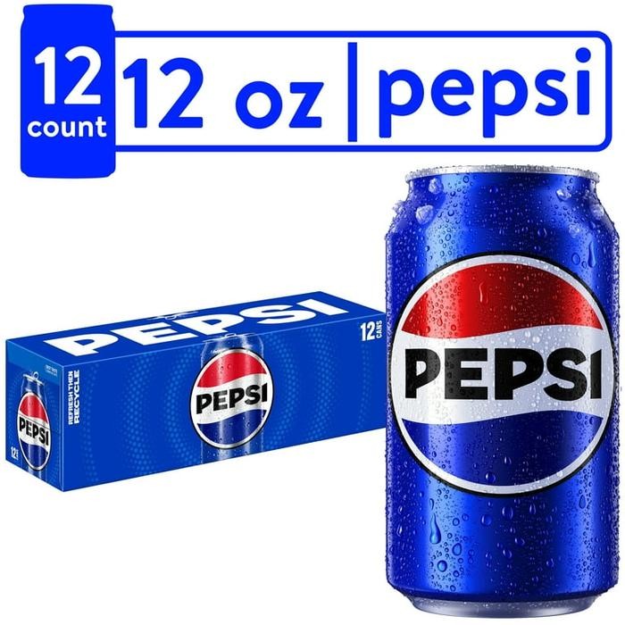 

Pepsi Cola Soda Pop - 12 fl oz (12 Pack Cans)