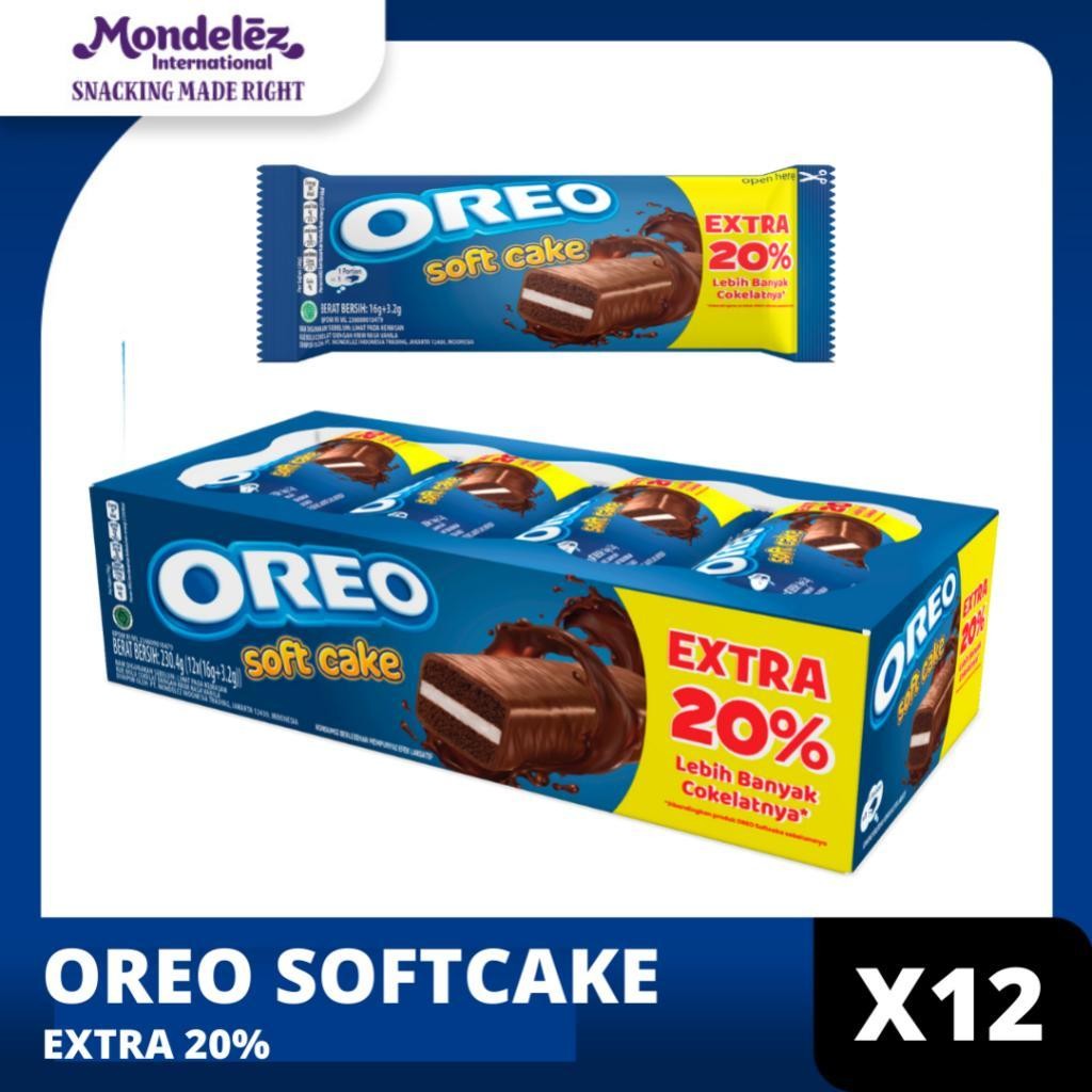 

Oreo Bolu Softcake Box 12x16g - Cemilan Bolu