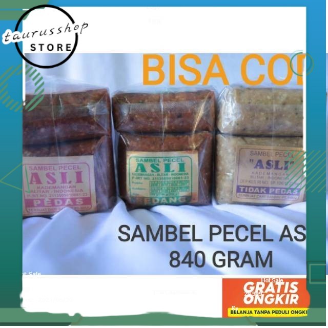 

SAMBEL PECEL ASLI BLITAR 840 GRAM
