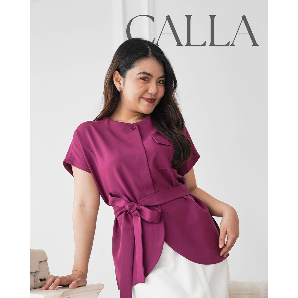 scrbSTUDIO - Baju Jaga / Medical Scrubs - CALLA Top