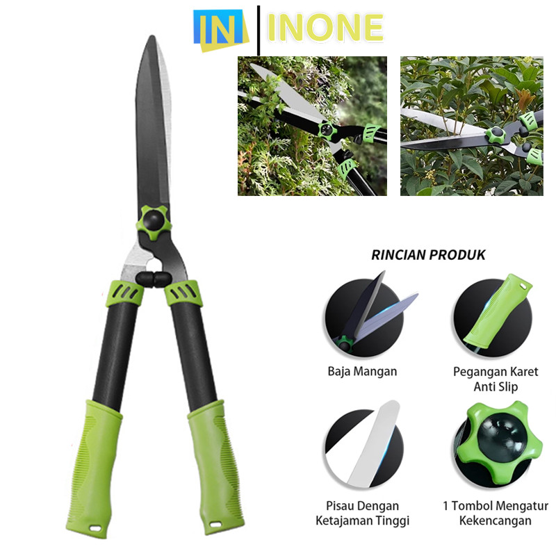 INONE - Gunting Rumput Tajam Gunting Taman Gunting Tanaman Dahan Pohon Gunting Berkebun Rumput Gunti
