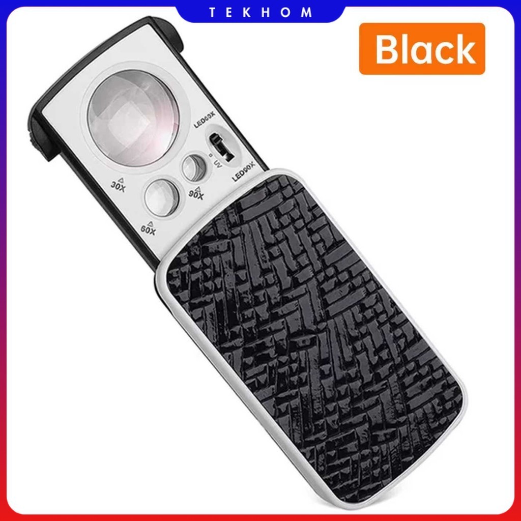 

Kaca Pembesar Magnifying Glass Jewelry Repair Tool with LED - NO.774-3ZX1