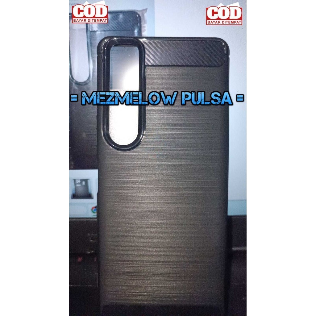 TPU Fiber Carbon Silicone Softcase Soft Case SONY XPERIA 1 III / XPERIA 1 II