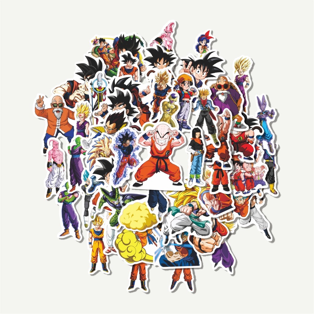 

Sticker Pack Sticker Dragon Ball Sticker | Sticker TUMBLR | Stiker LAPTOP KOPER HELM