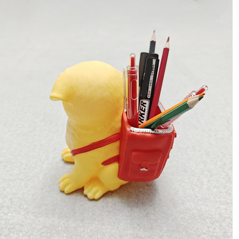

Cute Dog Desk Pencil Holder Labrador Retriever Unique Pencil Cup Funny Desktop Organizer for Desktop School Desk Decoration