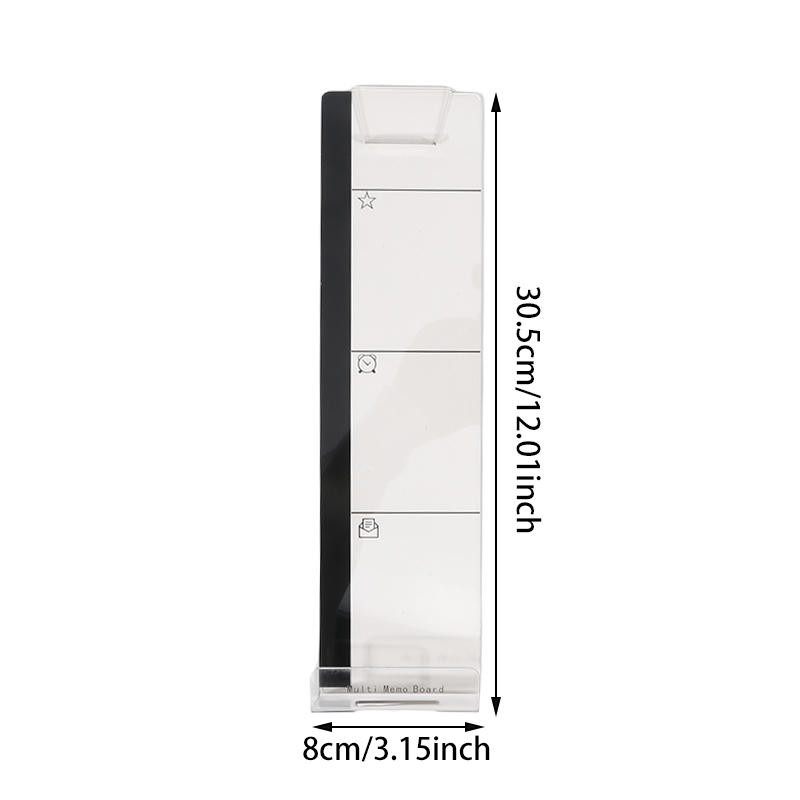 

Right Left Acrylic Monitor Memo Board Desk Accessories Computer Display Message Sticky Note Clip Office Supplies