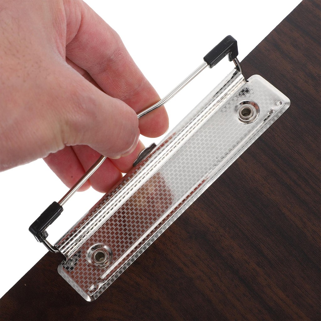 

Wooden Clipboard A3 Size Lightweight Portable Walnut Wood Comfortable Grip Strong Metal Clip Retractable Ring Sketching