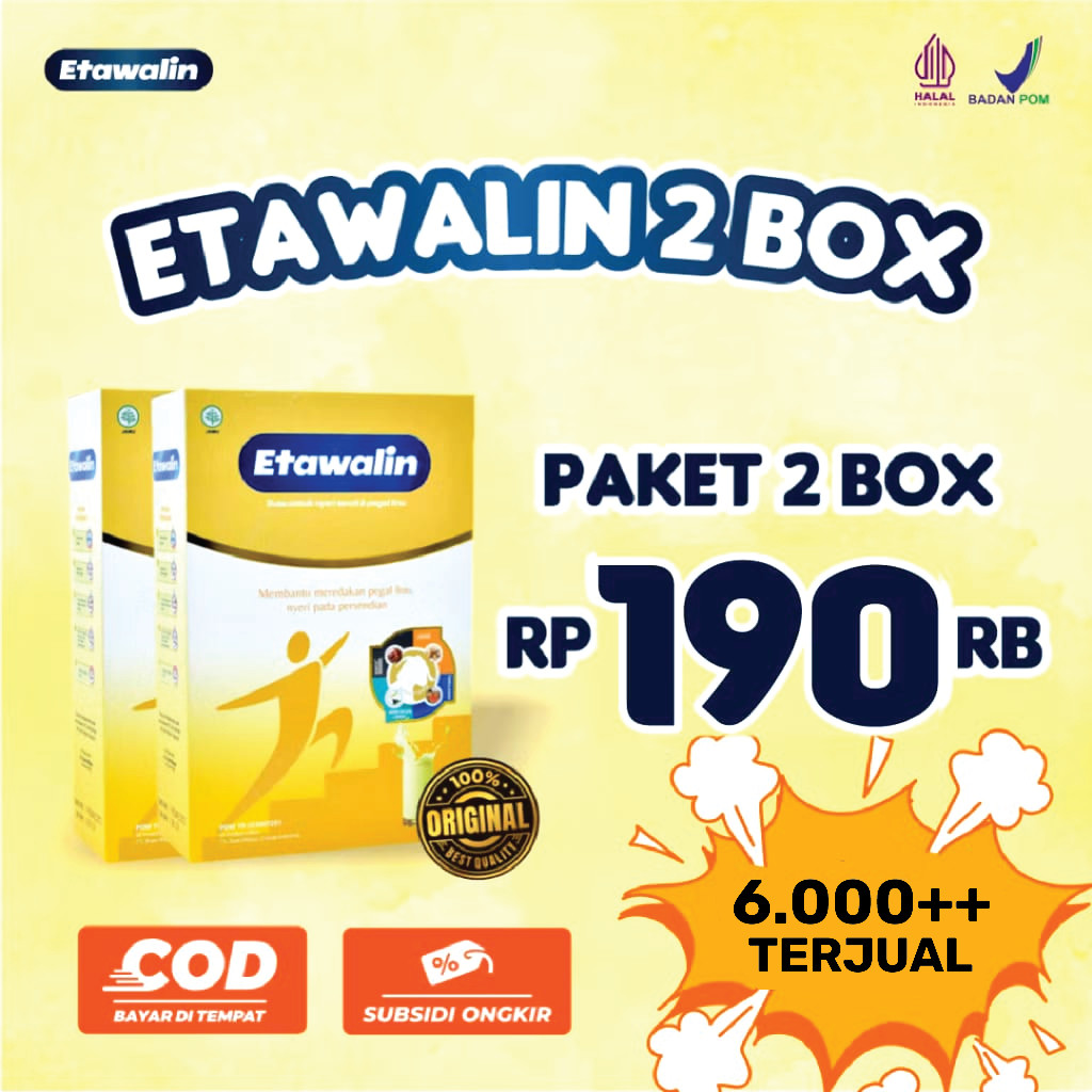 

- Susu Kambing Etawalin Susu Terapi Nyeri Sendi Terbaik Atasi Masalah Asam Urat Rematik Jaga Kepadatan dan Kesehatan Tulang