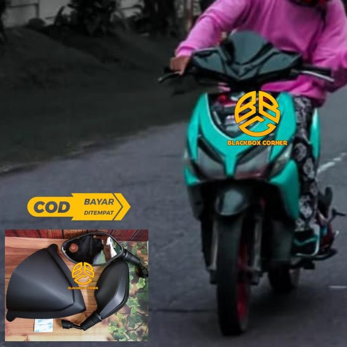 VISOR JENONG VARIO 110 KARBU SPION CLICK VARIO OLD 110 Accessories Foto Hp - Bening, Visor Saja