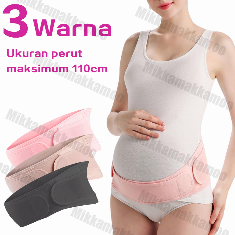 Korset Penyangga Perut Sabuk Ibu Hamil Ukuran Besar Velcro Perut Ibu Hamil Sampul Penuh