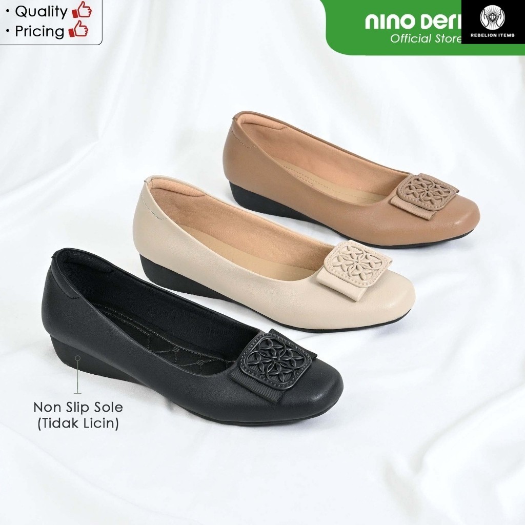 NINO DERICY Flat Shoes Wanita / Sepatu Flat Wanita NBS 210