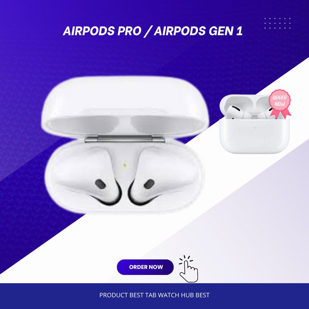 Airpods Pro GEN 1 With Wireless Charging Case Second - TWH