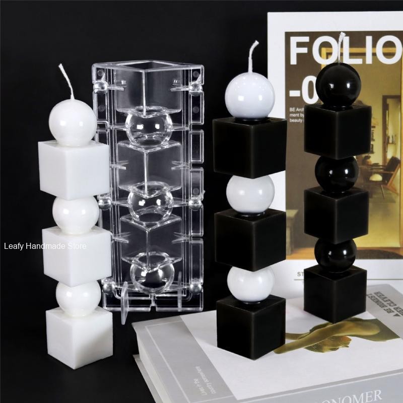 

Diy Column Candle Plastic Mold Striped Aromatherapy Candle Pc Acrylic Plastic Mold Candle Making Home Candles