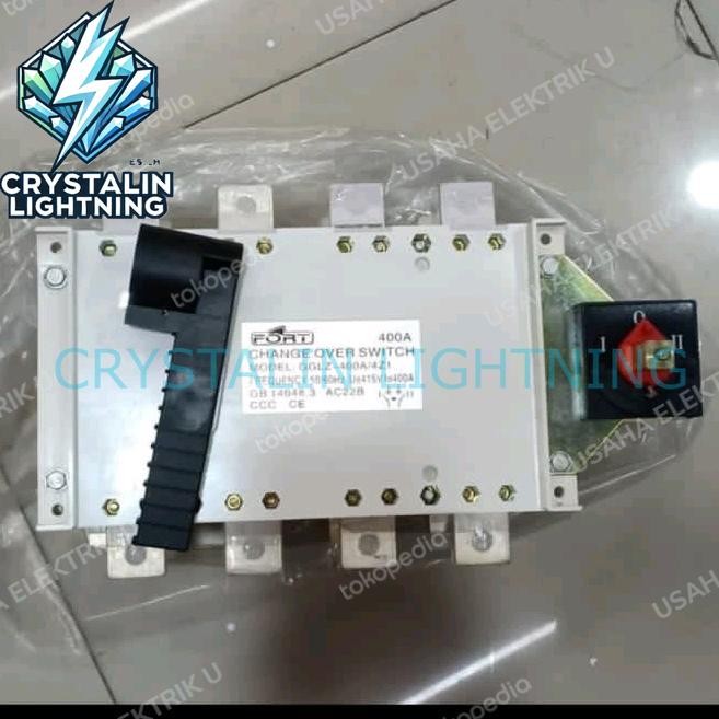 CHANGE OVER SWITCH 4Pole 400A Merk Fort