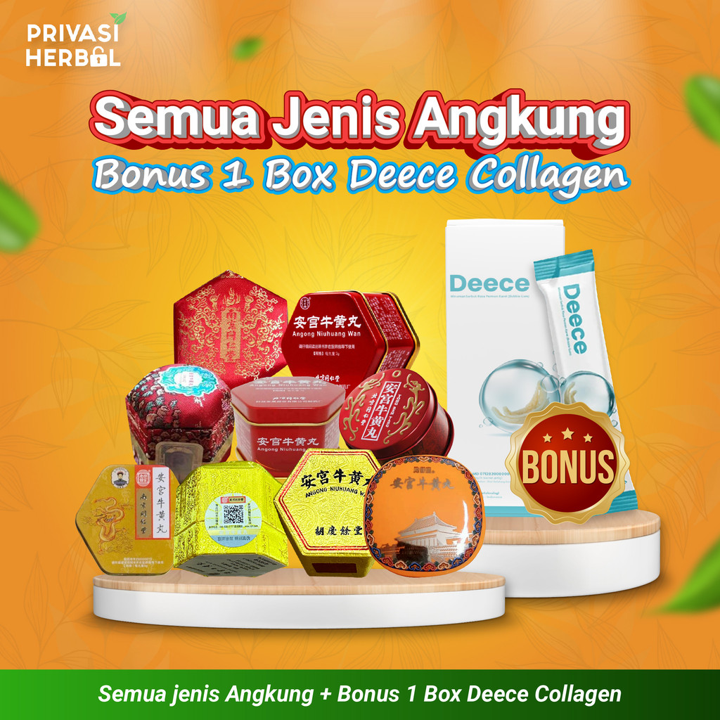 Angong Niuhuang Wan Original Angkung Original Obat Stroke & Saraf